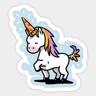 Pizza Unicorn Sticker